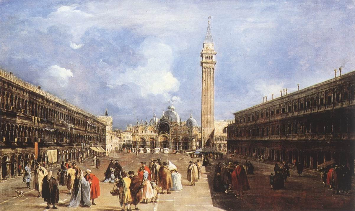 Piazza San Marco con la Basilica e la Torre - National Gallery, London